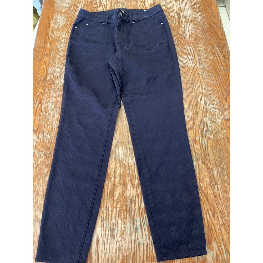 Two by Vince Camuto Jacquard Pants Straight Leg Casual Trousers‎ 31/12